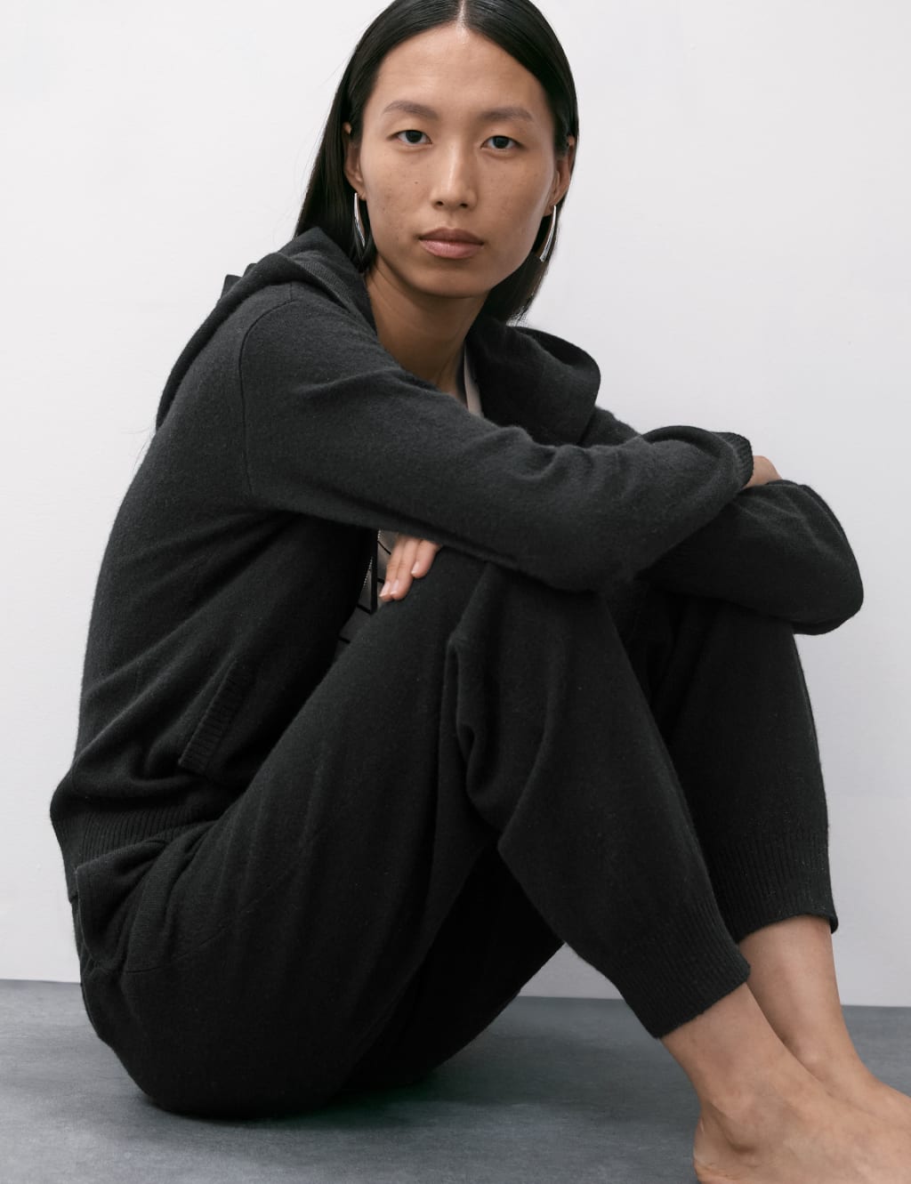 Pure Cashmere Tapered Ankle Grazer Joggers Autograph M S