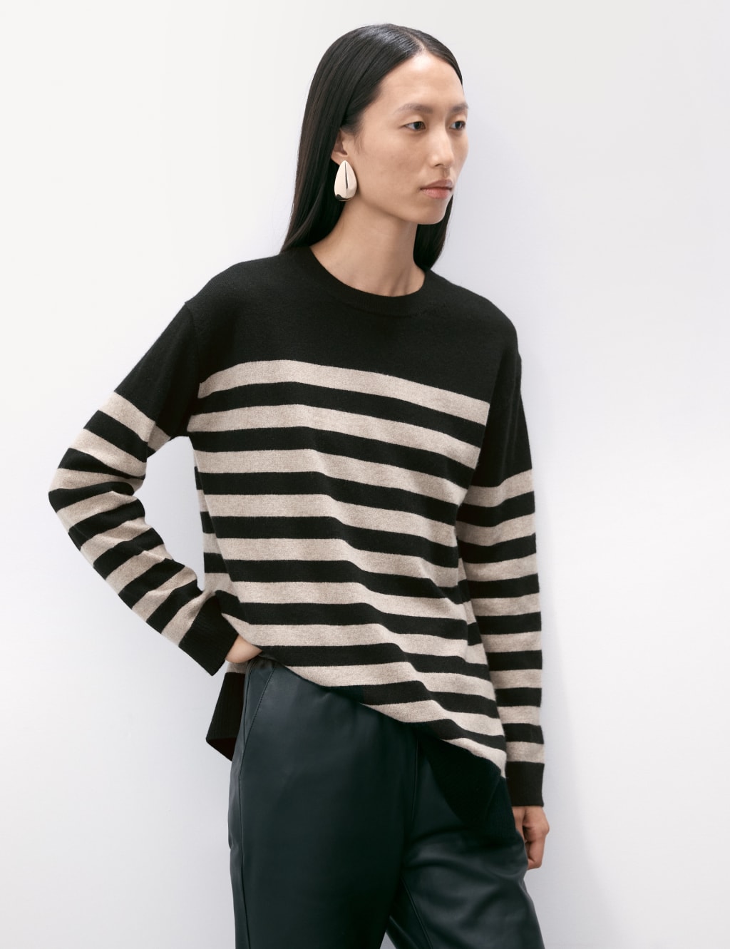 Longline thin jumpers top