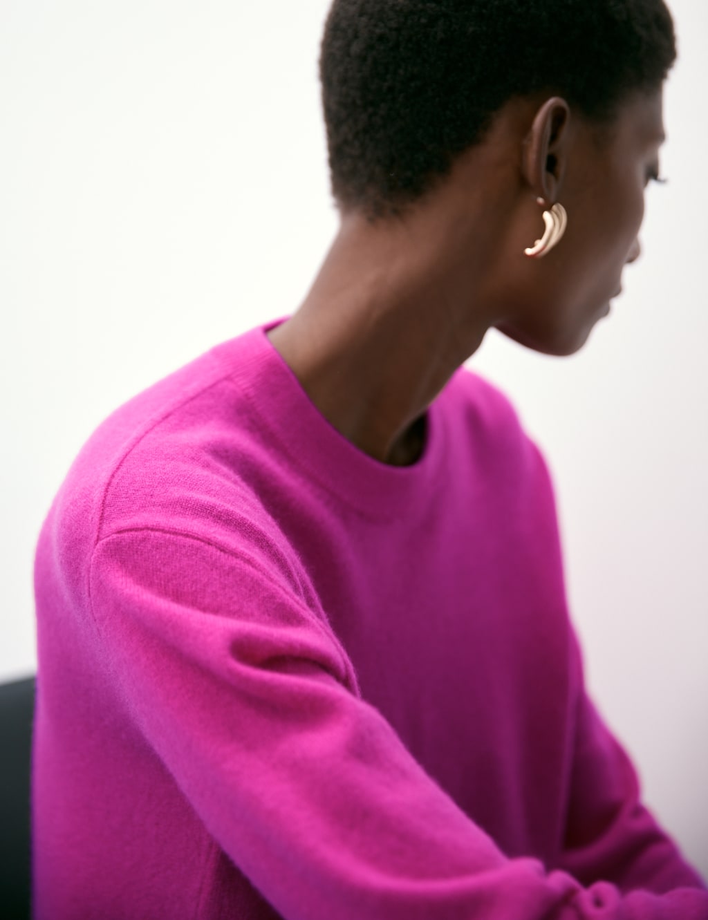 Pure Cashmere Longline Jumper Autograph M S
