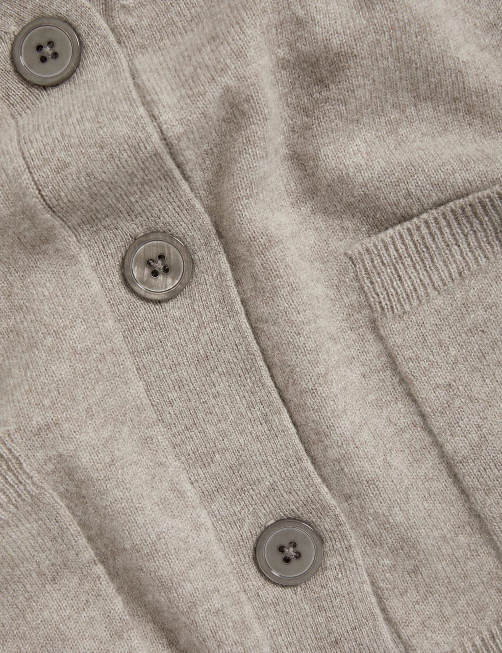 Pure Cashmere V-Neck Button Front Cardigan 7 of 7