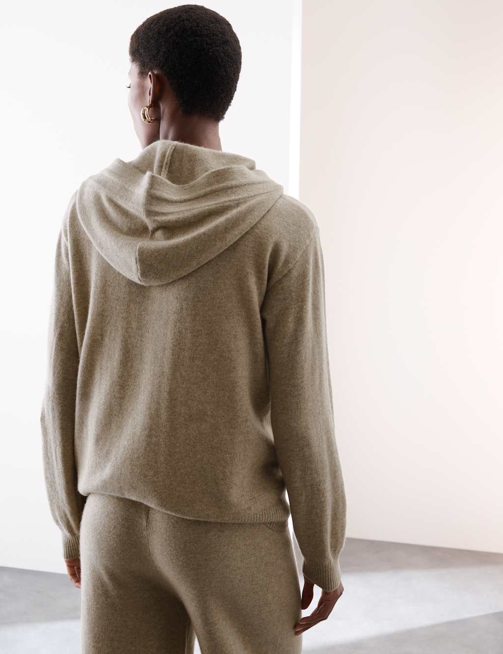 Pure Cashmere Zip Up Hoodie 4 of 8