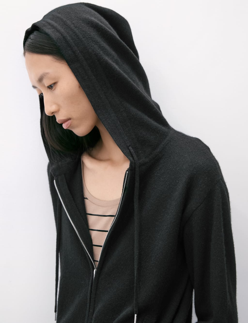 Pure Cashmere Zip Up Hoodie 3 of 6
