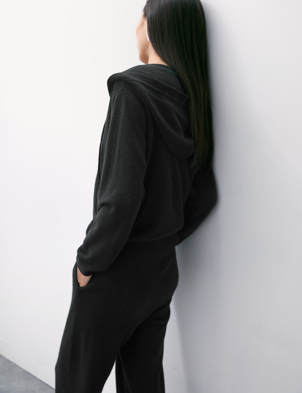 Pure Cashmere Zip Up Hoodie 5 of 6