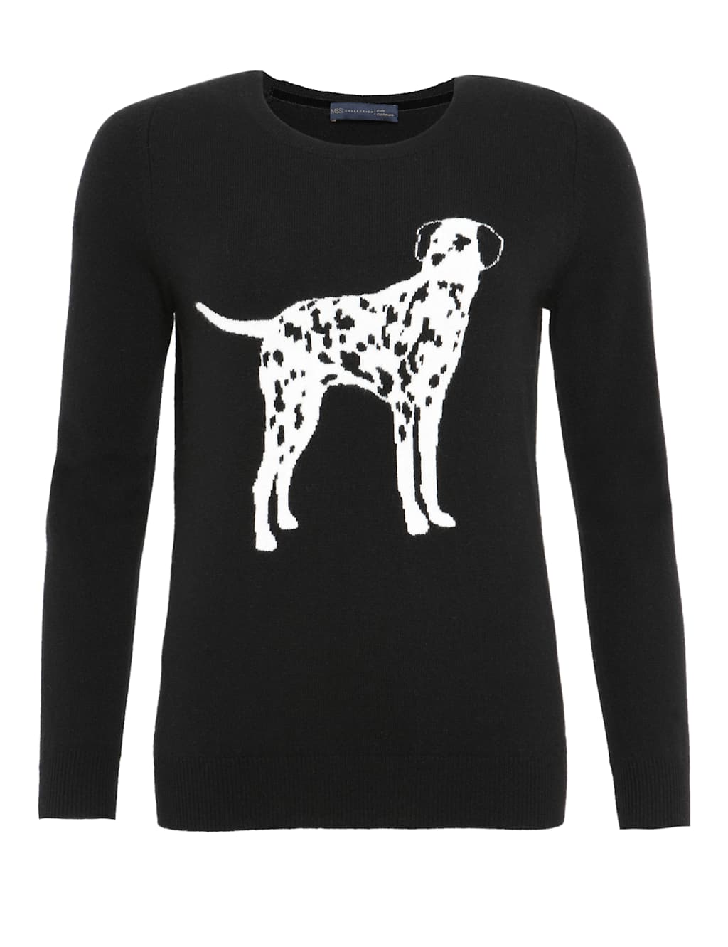 Pure Cashmere Dalmatian Print Jumper 4 of 7