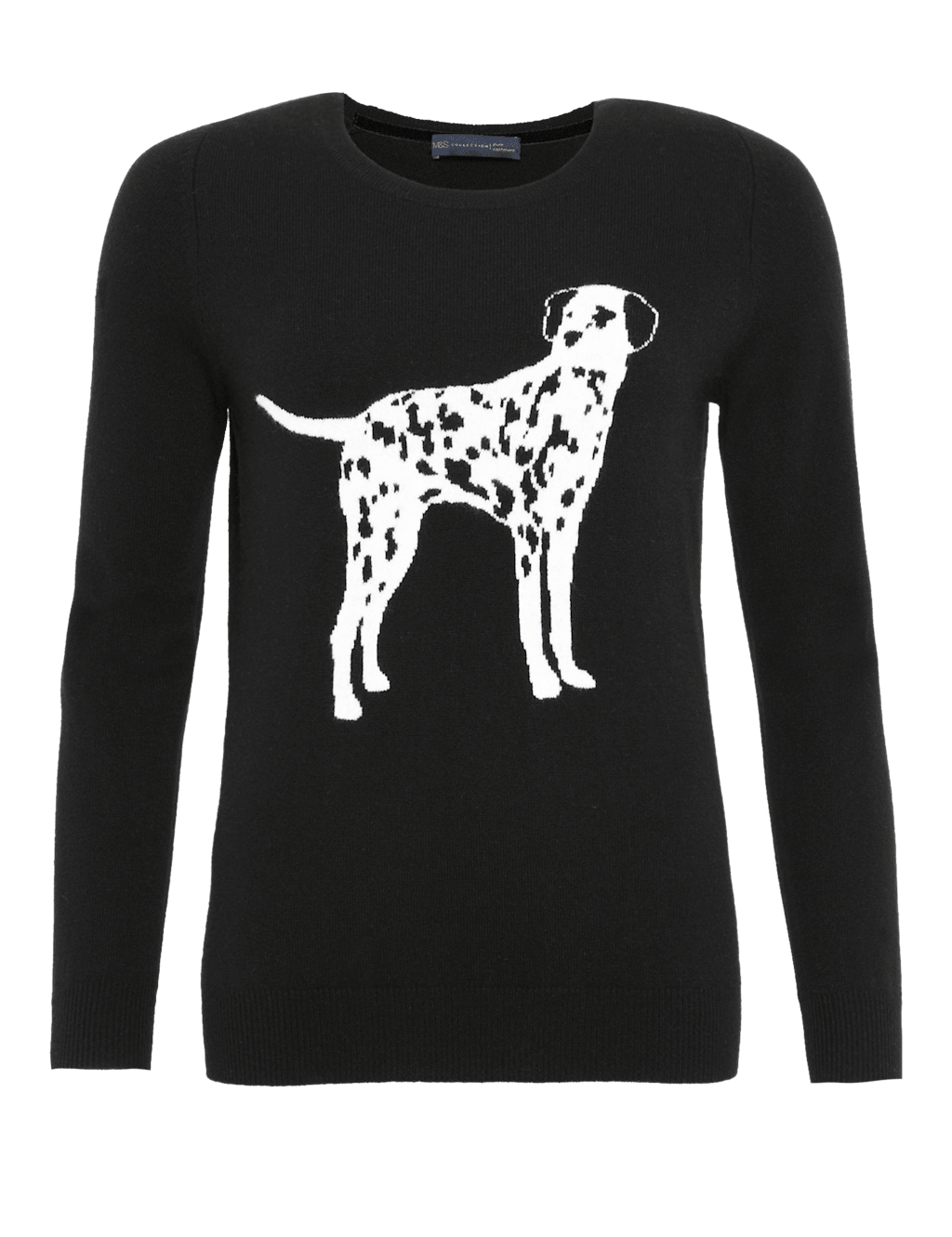 Pure Cashmere Dalmatian Print Jumper 2 of 7