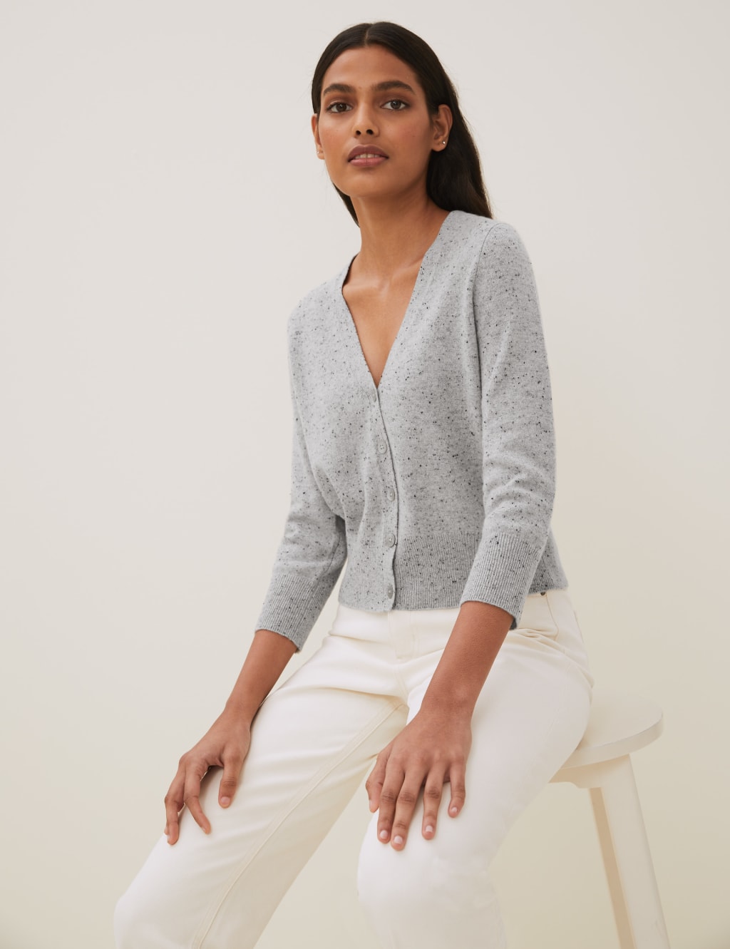 Pure cropped cardigan store