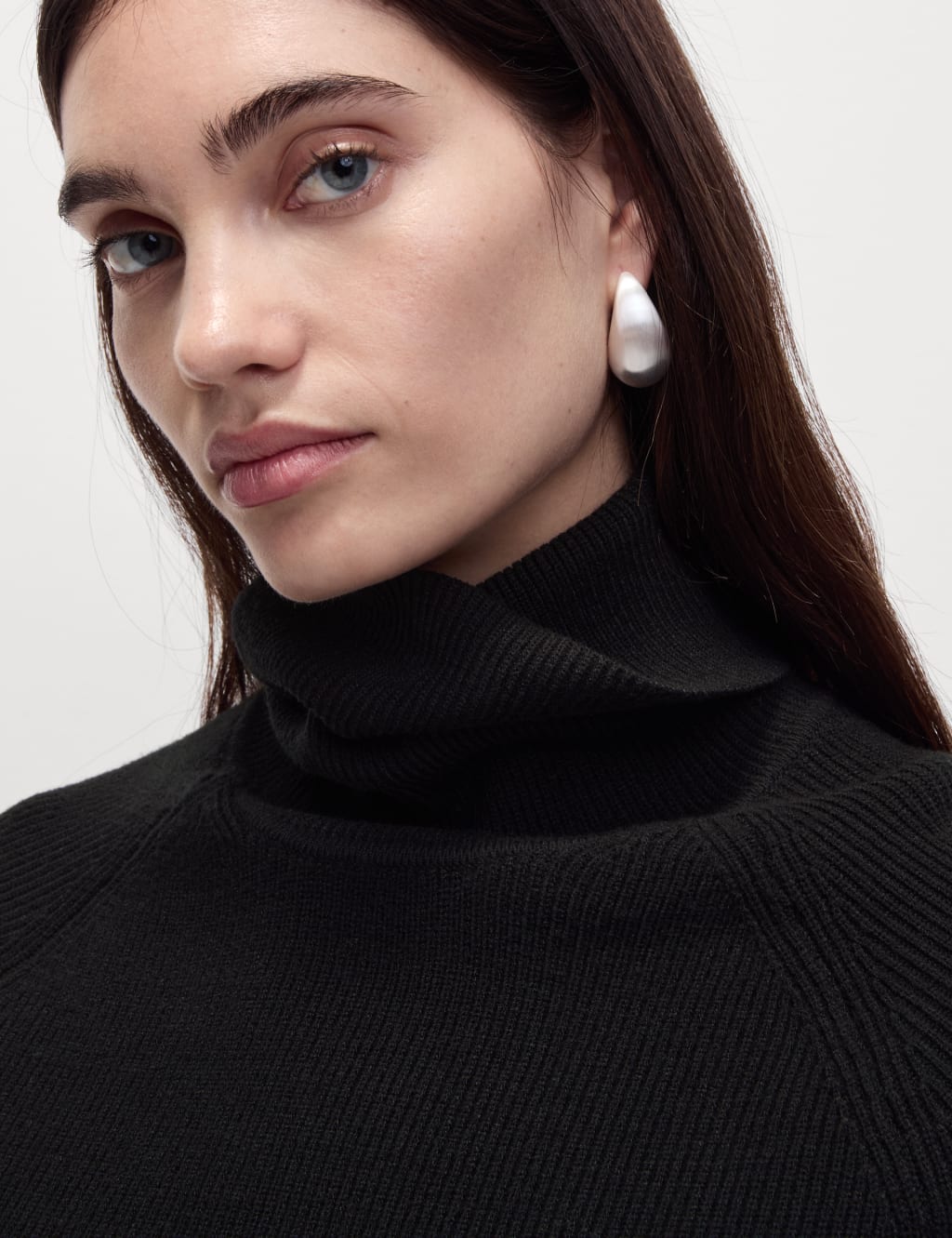 Marks and spencer ladies ribbed polo neck jumpers clearance