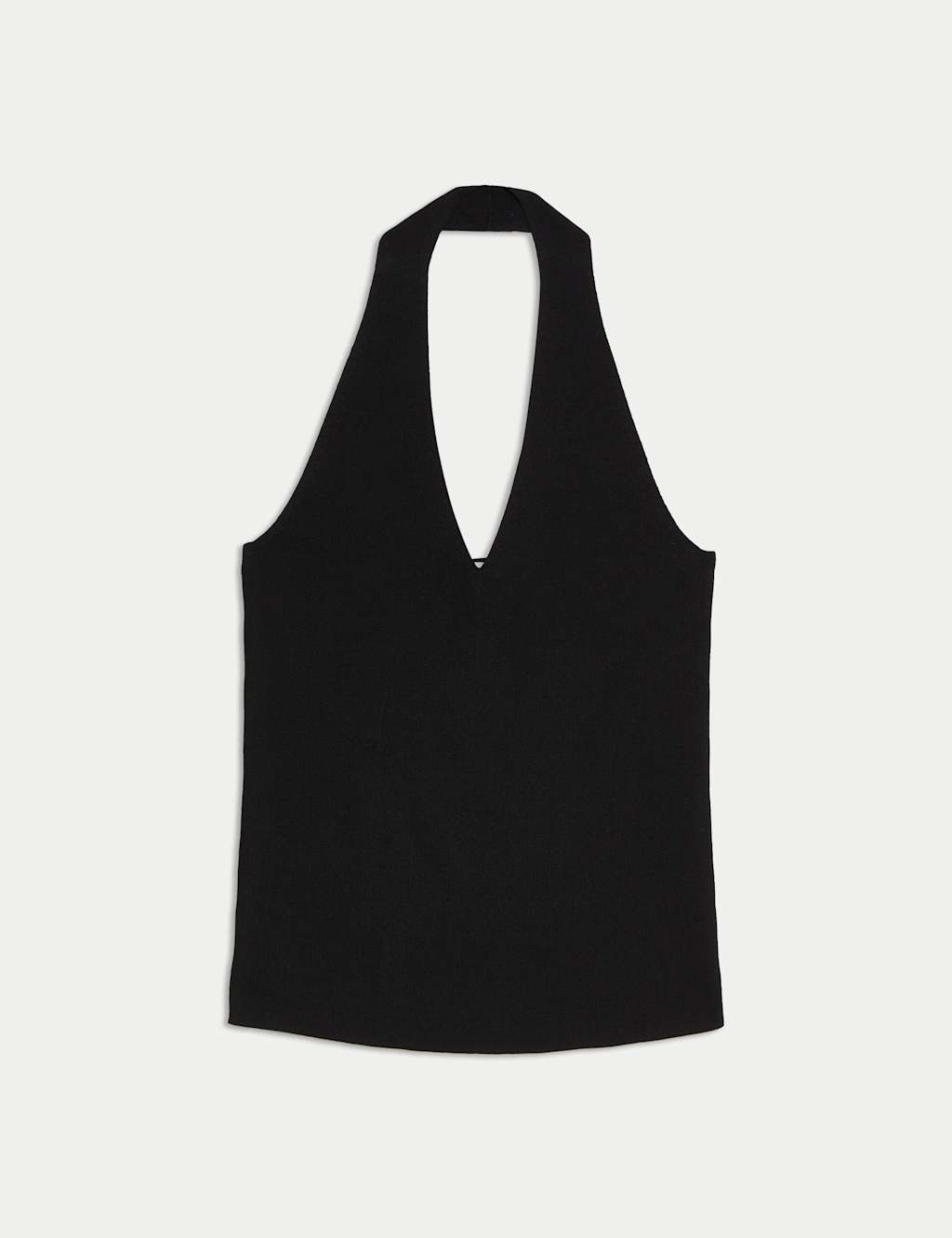 【人気ショップが最安値挑戦！】 Top Knitted Fitted Neck Halter | M&S | Collection M&S トップス