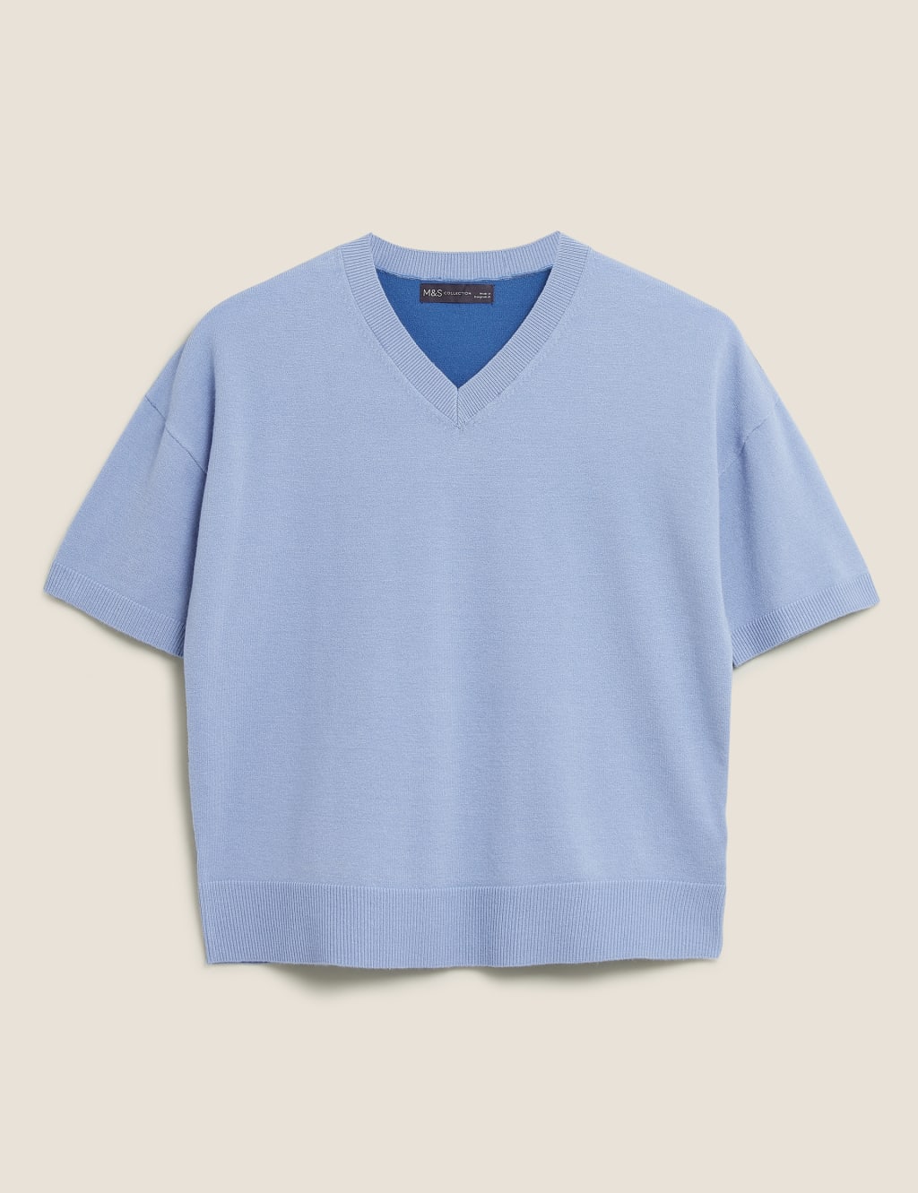 Soft Touch Colour Block V-Neck Jumper 2 of 4