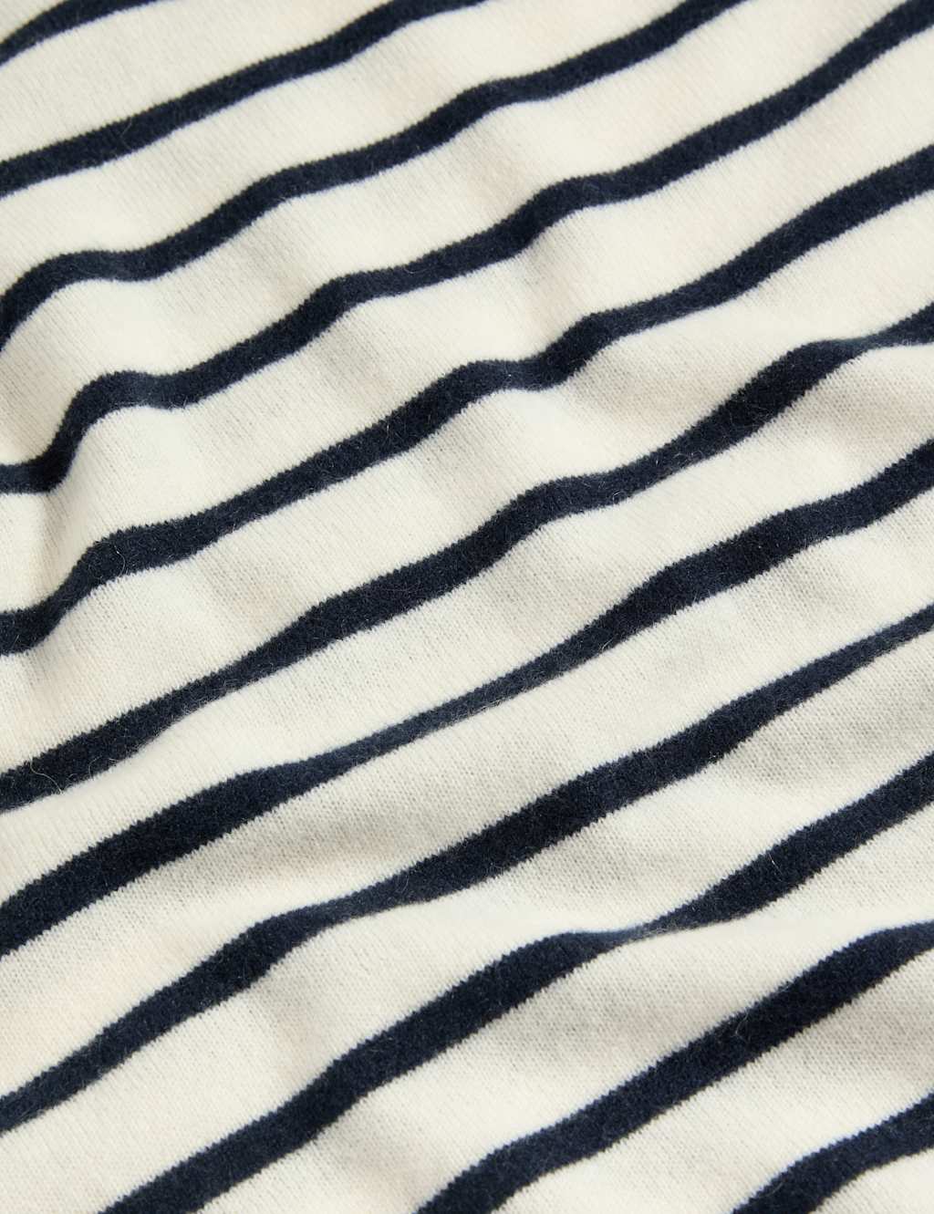 Pure Cashmere Striped Crew Neck Knitted Top 6 of 6