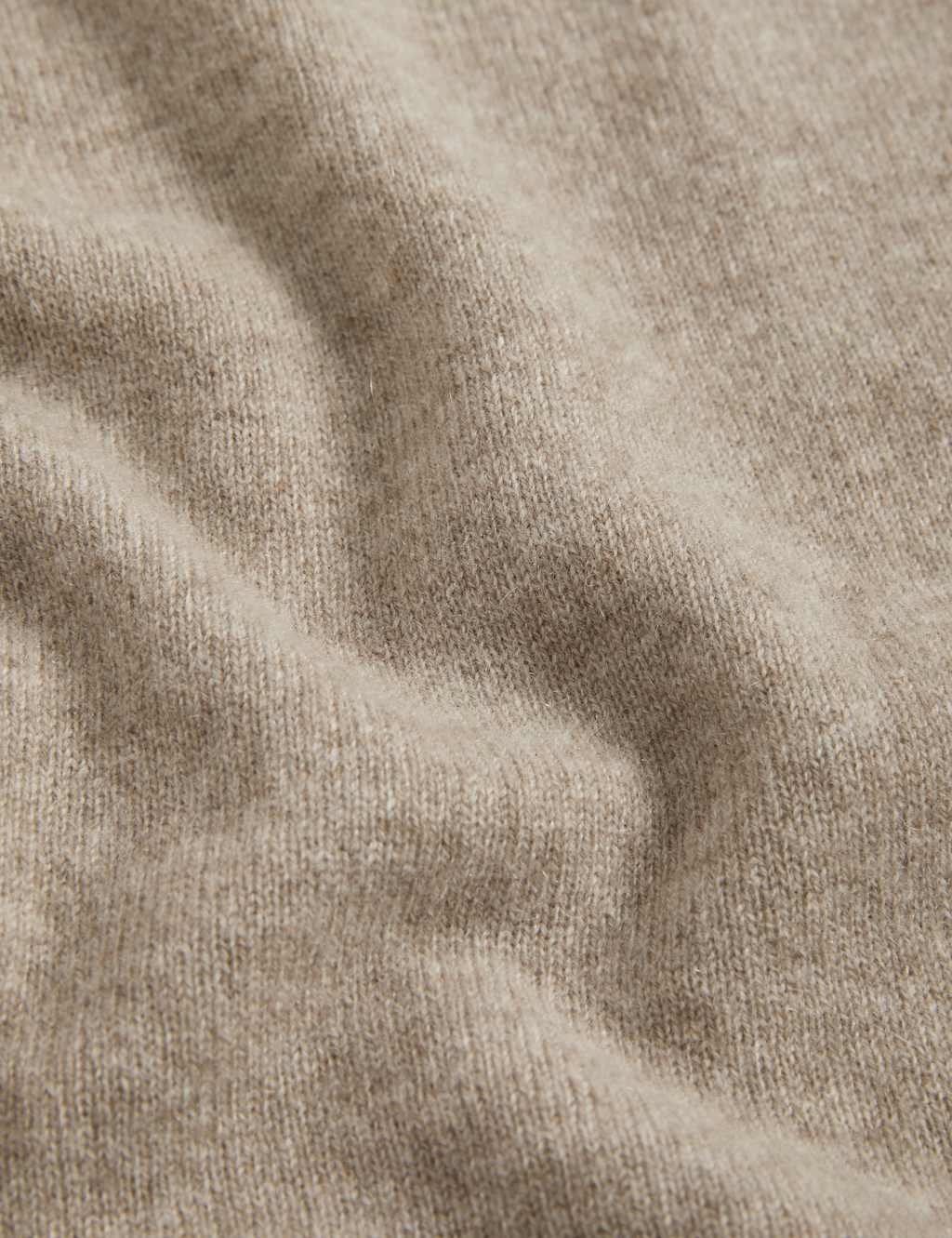 Pure Cashmere Textured Crew Neck Knitted Top 6 of 6