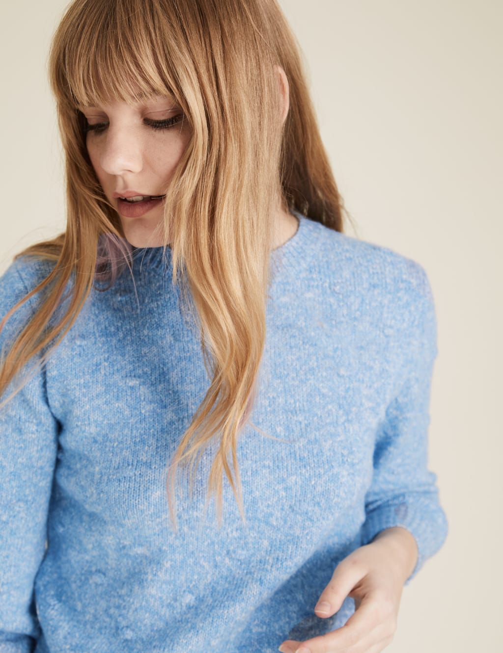 Textured Bobble Crew Neck Jumper 4 of 5