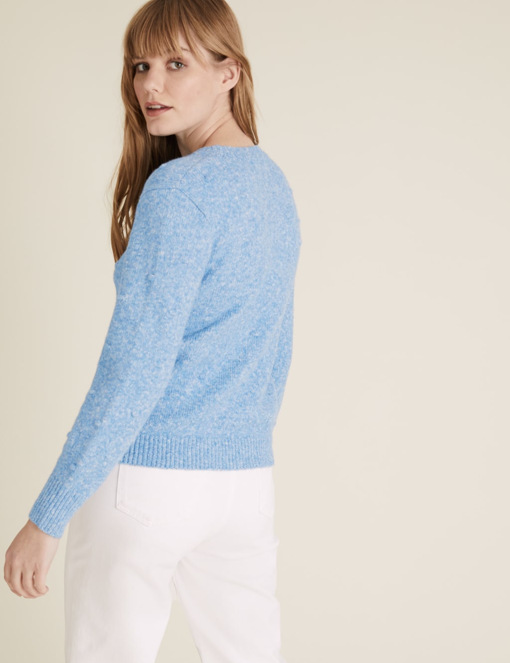 Textured Bobble Crew Neck Jumper 5 of 5