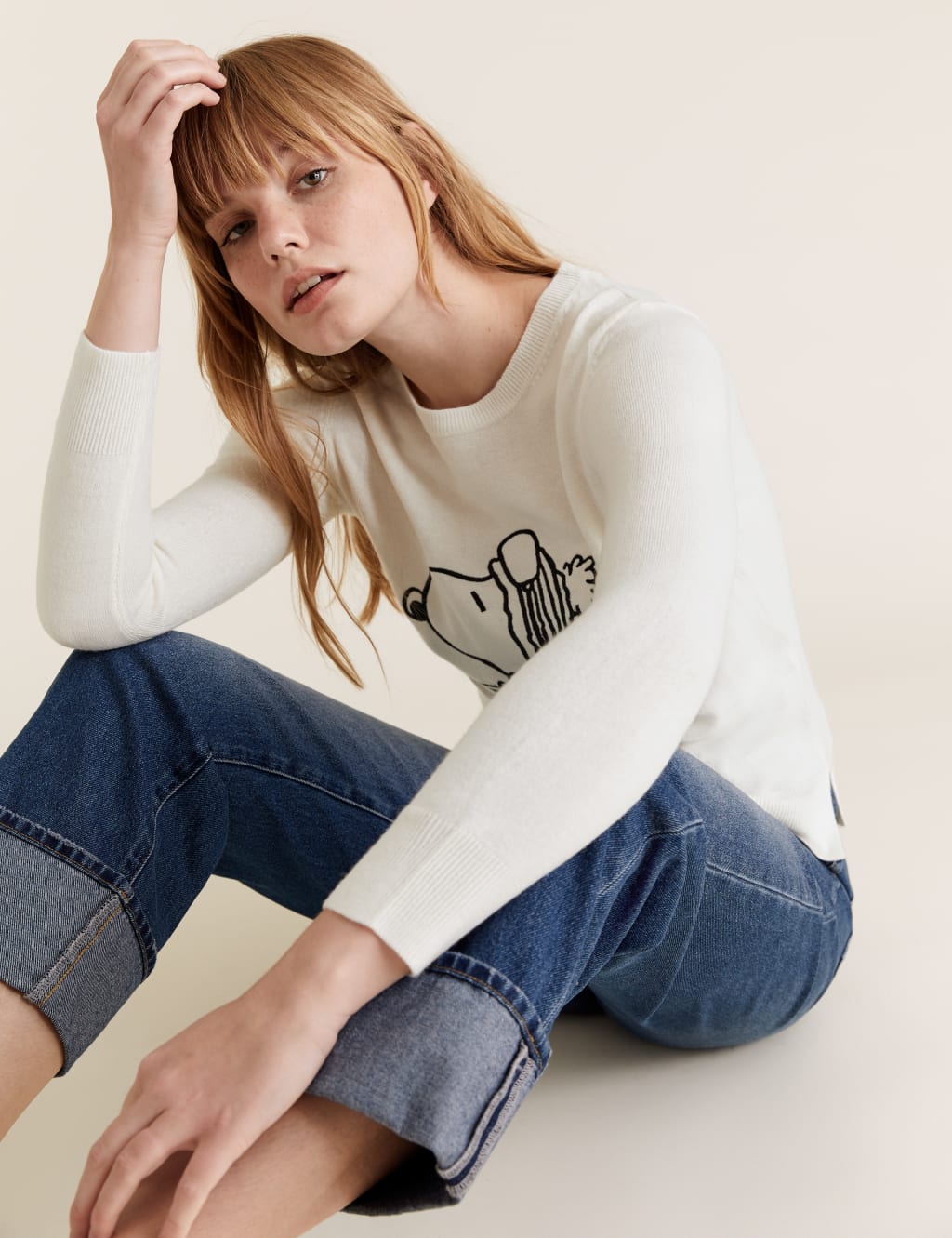Supersoft Snoopy™ Crew Neck Jumper 3 of 5