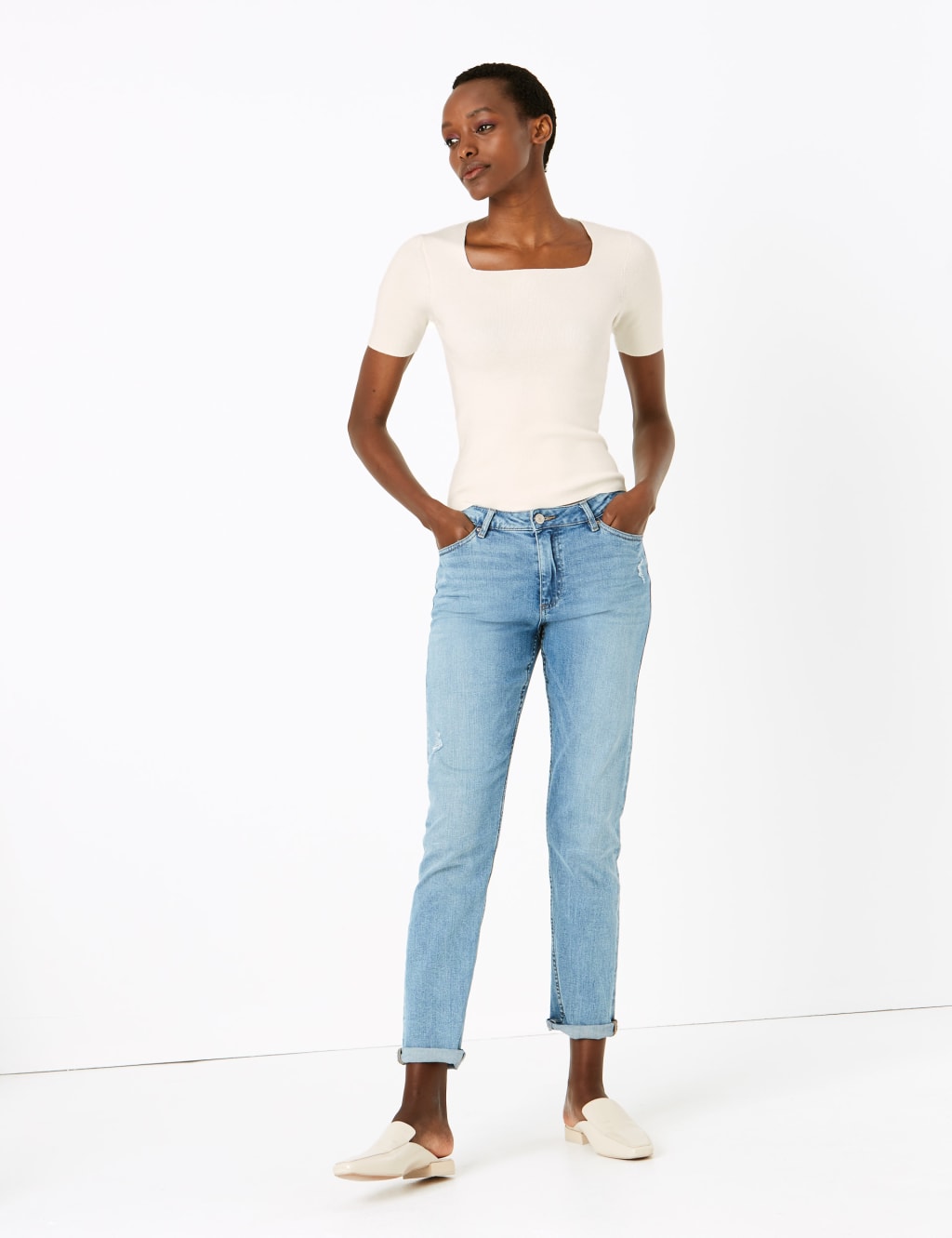 Soft Touch Fitted Knitted Top 1 of 4