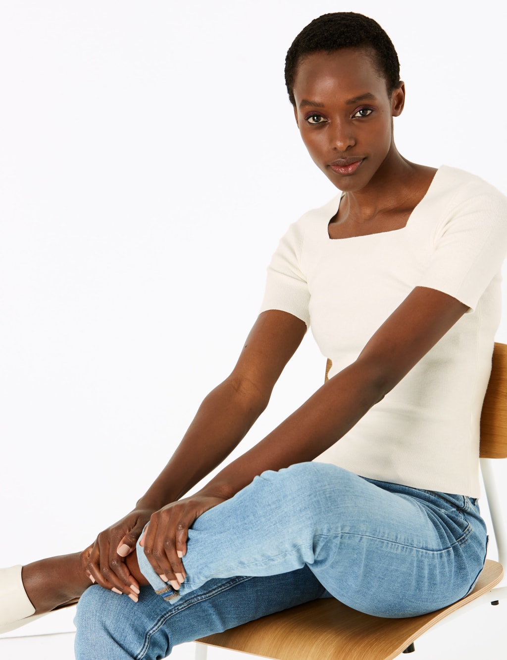 Soft Touch Fitted Knitted Top 3 of 4