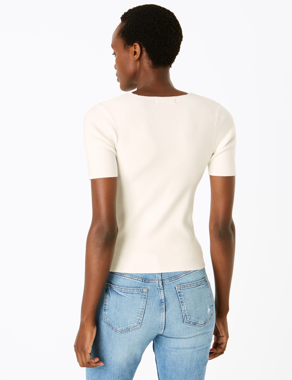 Soft Touch Fitted Knitted Top 4 of 4