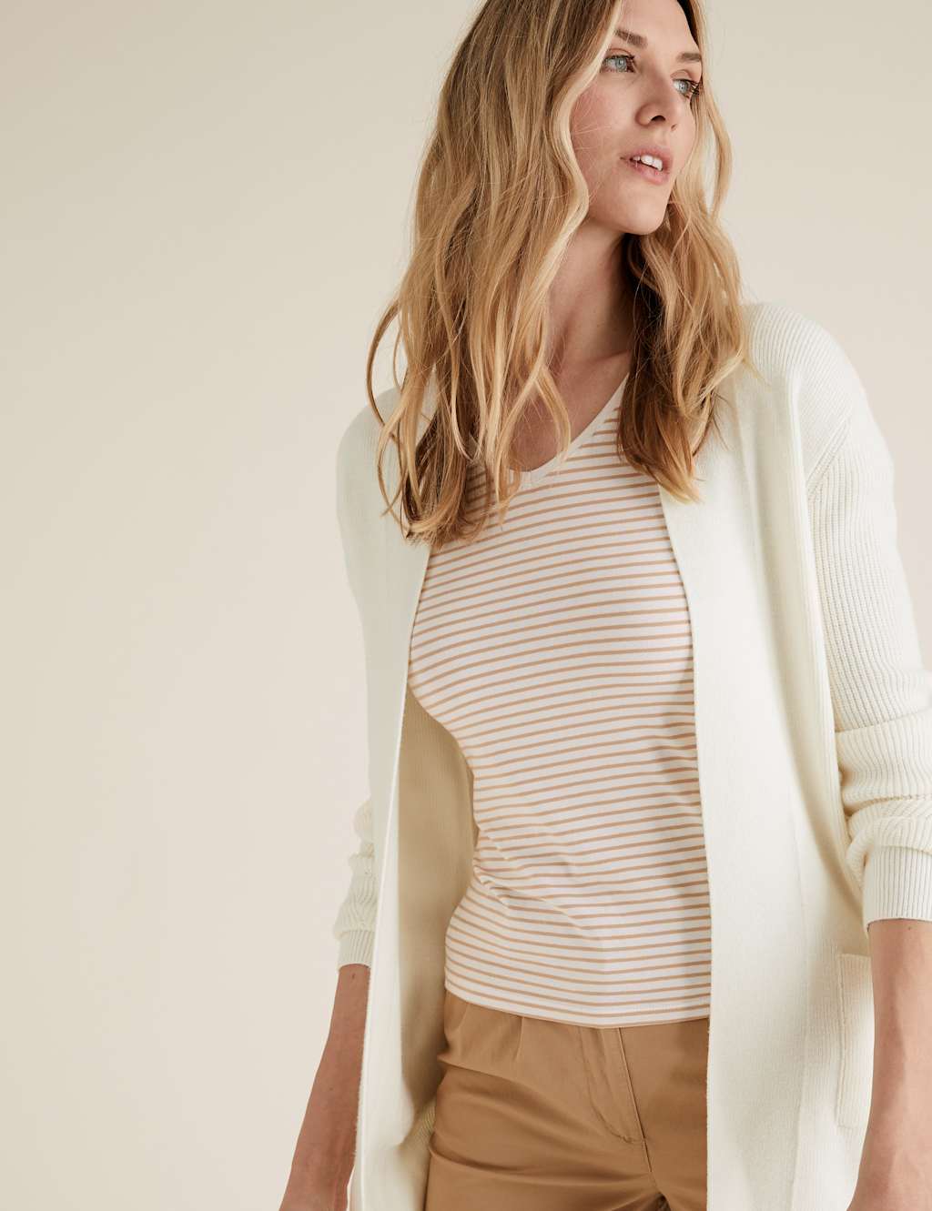 Soft Touch Knitted Longline Cardigan 1 of 5