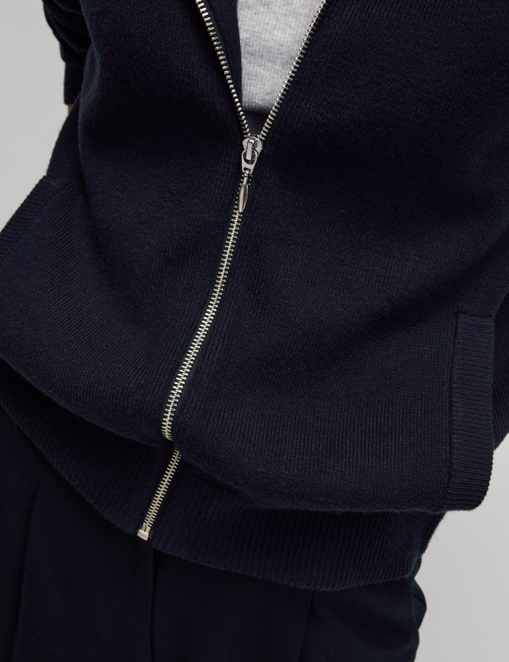Soft Touch Two Tone Slim Fit Hoodie 4 of 7