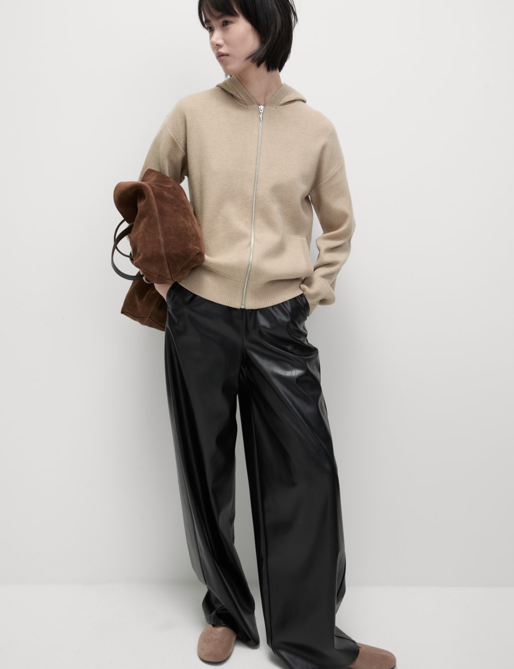 Soft Touch Two Tone Slim Fit Hoodie 5 of 8