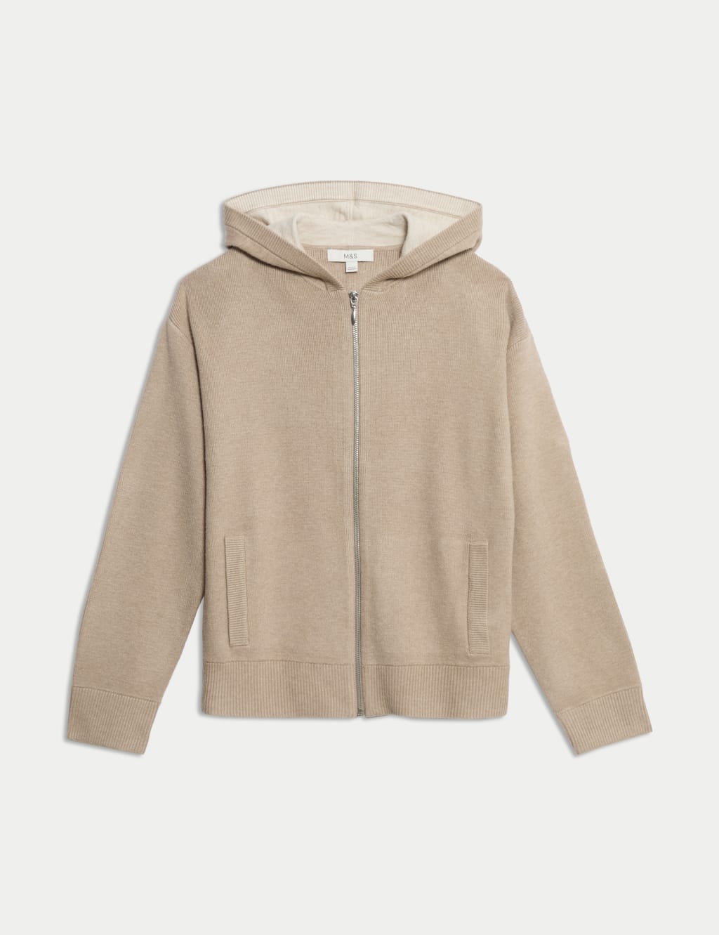 Soft Touch Two Tone Slim Fit Hoodie 2 of 8