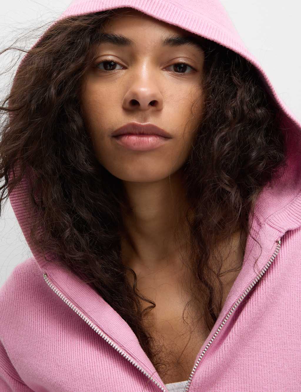 Soft Touch Knitted Zip Up Hoodie 4 of 6
