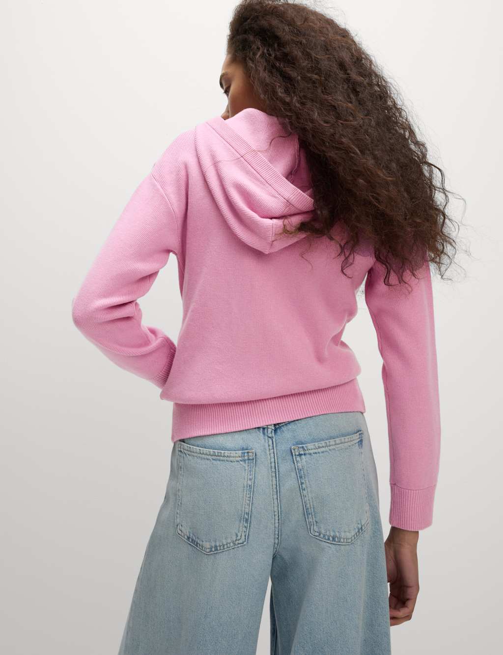 Soft Touch Knitted Zip Up Hoodie 5 of 6