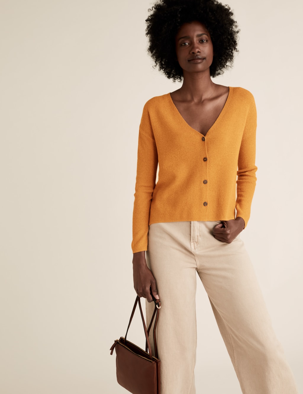 M&s orange cardigan best sale