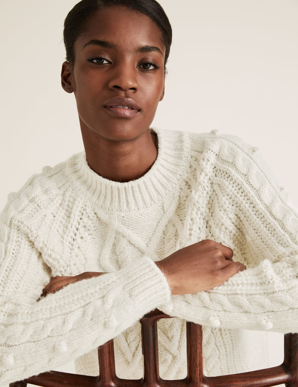 Marks and spencer white jumper shop