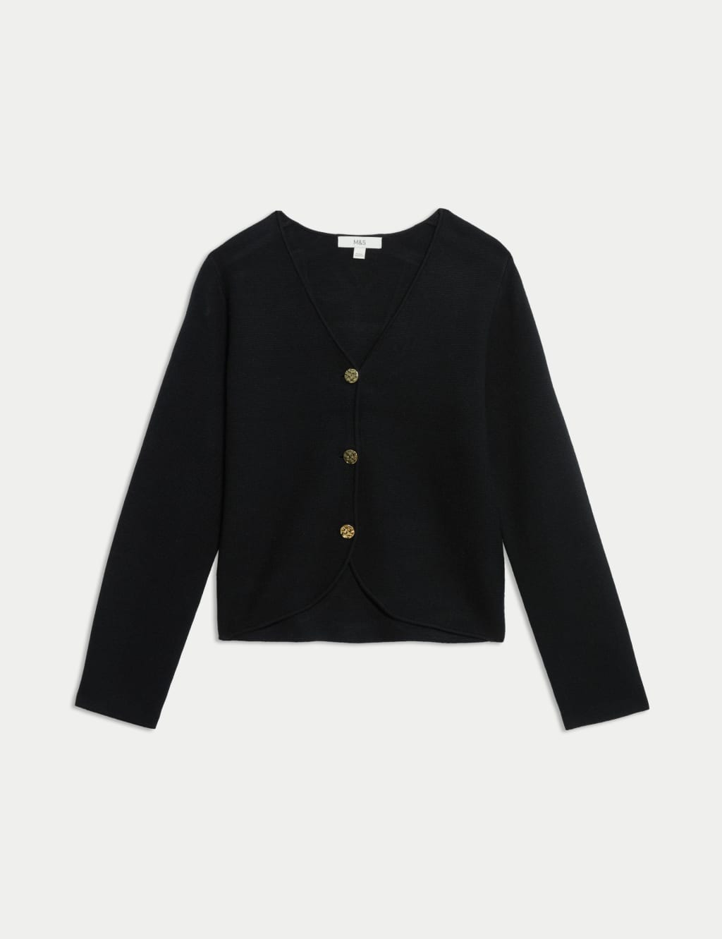 Soft Touch V-Neck Waisted Knitted Jacket 2 of 6
