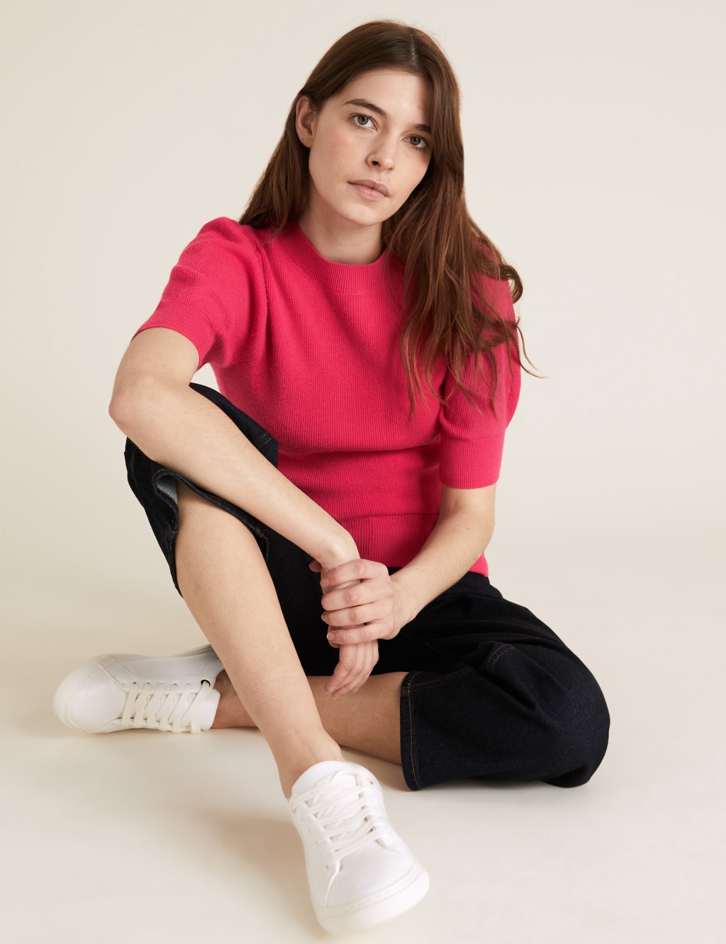 Soft Touch Knitted Puff Sleeve Top 3 of 5
