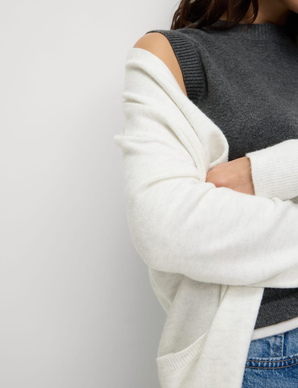 Textured Edge to Edge Longline Cardigan 4 of 7