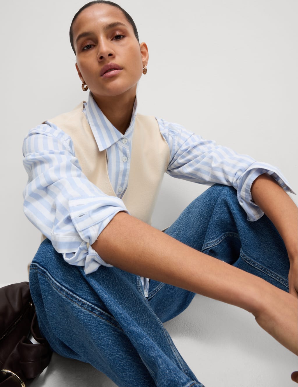 Soft Touch V-Neck Knitted Waistcoat 3 of 7