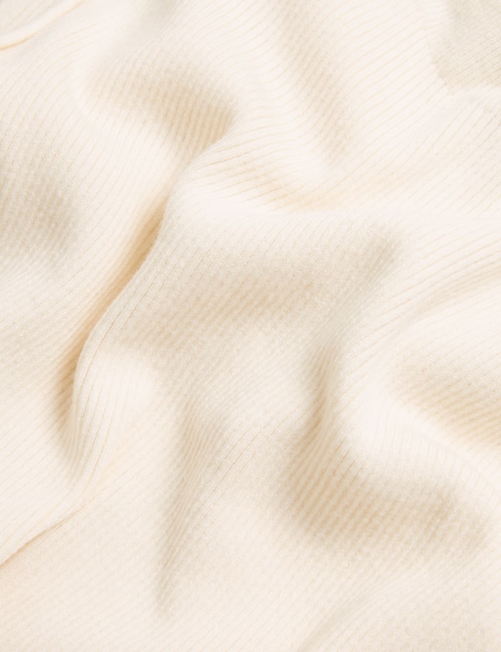 Soft Touch Ribbed Funnel Neck Knitted Top 6 of 6