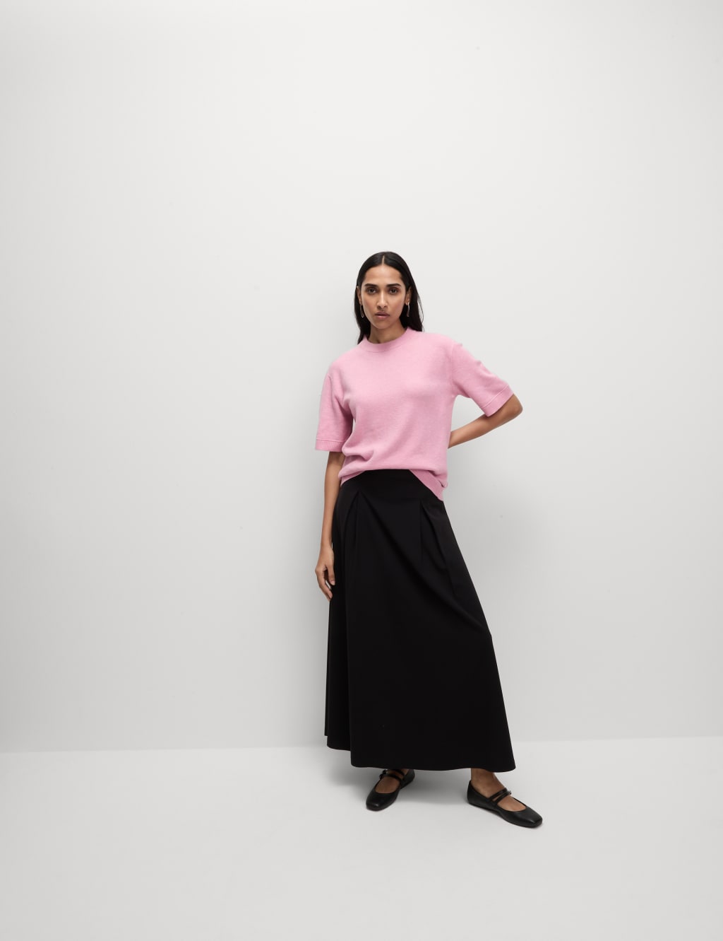 Air-Yarn Crew Neck Knitted Top 3 of 6