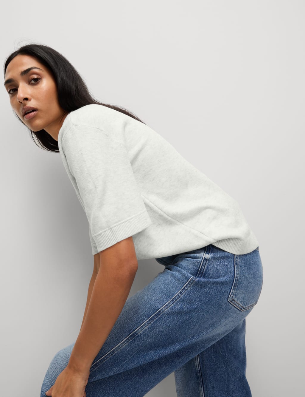 Air-Yarn Crew Neck Knitted Top 4 of 7