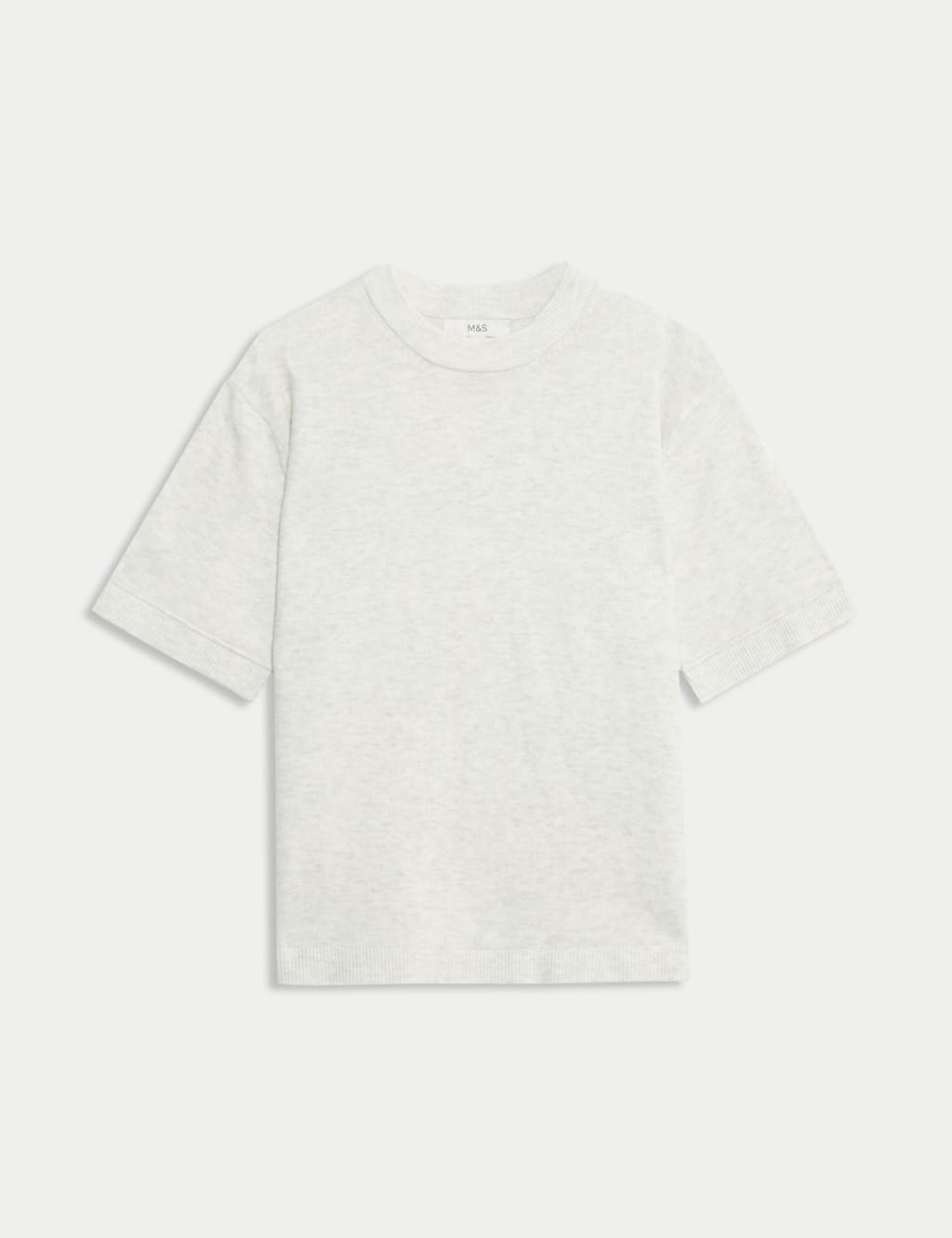 Air-Yarn Crew Neck Knitted Top 2 of 7