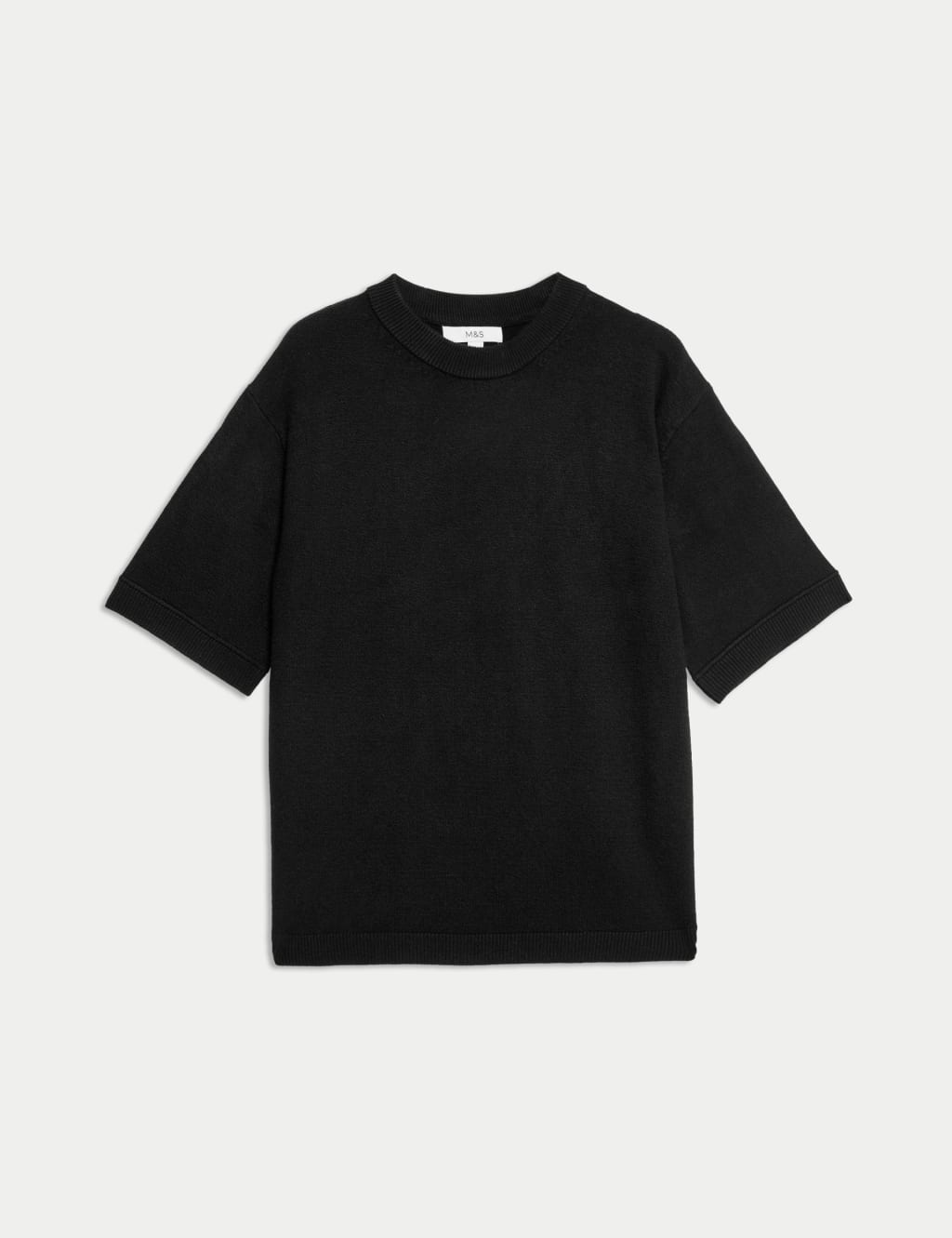 Air-Yarn Crew Neck Knitted Top 2 of 6