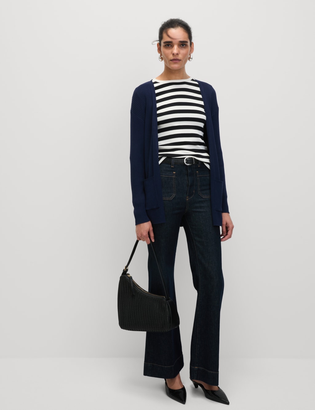 Ribbed Edge to Edge Longline Cardigan 4 of 8