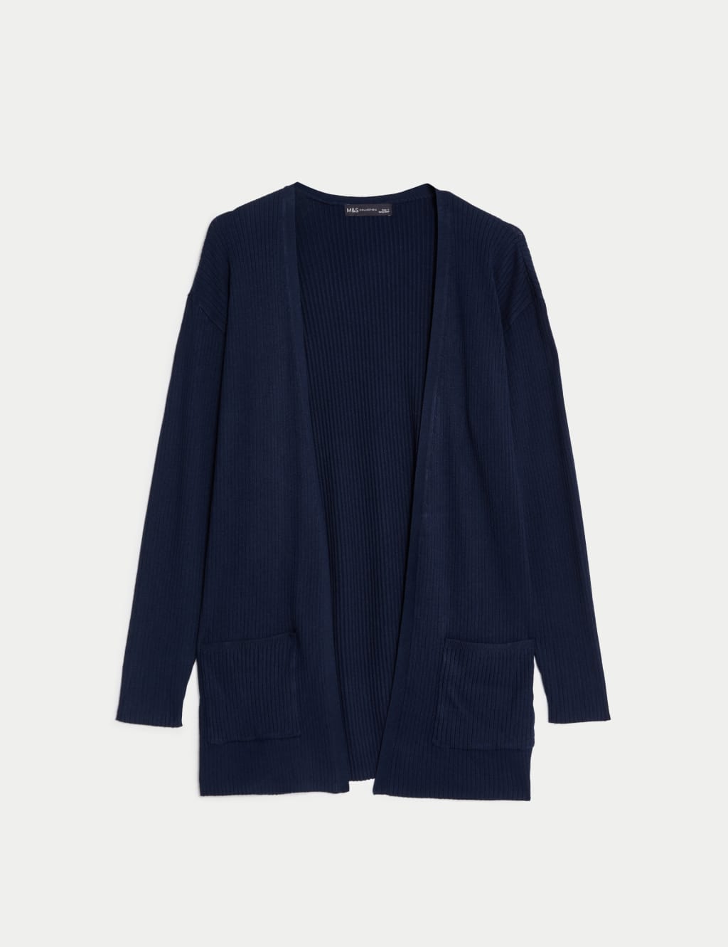 Ribbed Edge to Edge Longline Cardigan 2 of 8