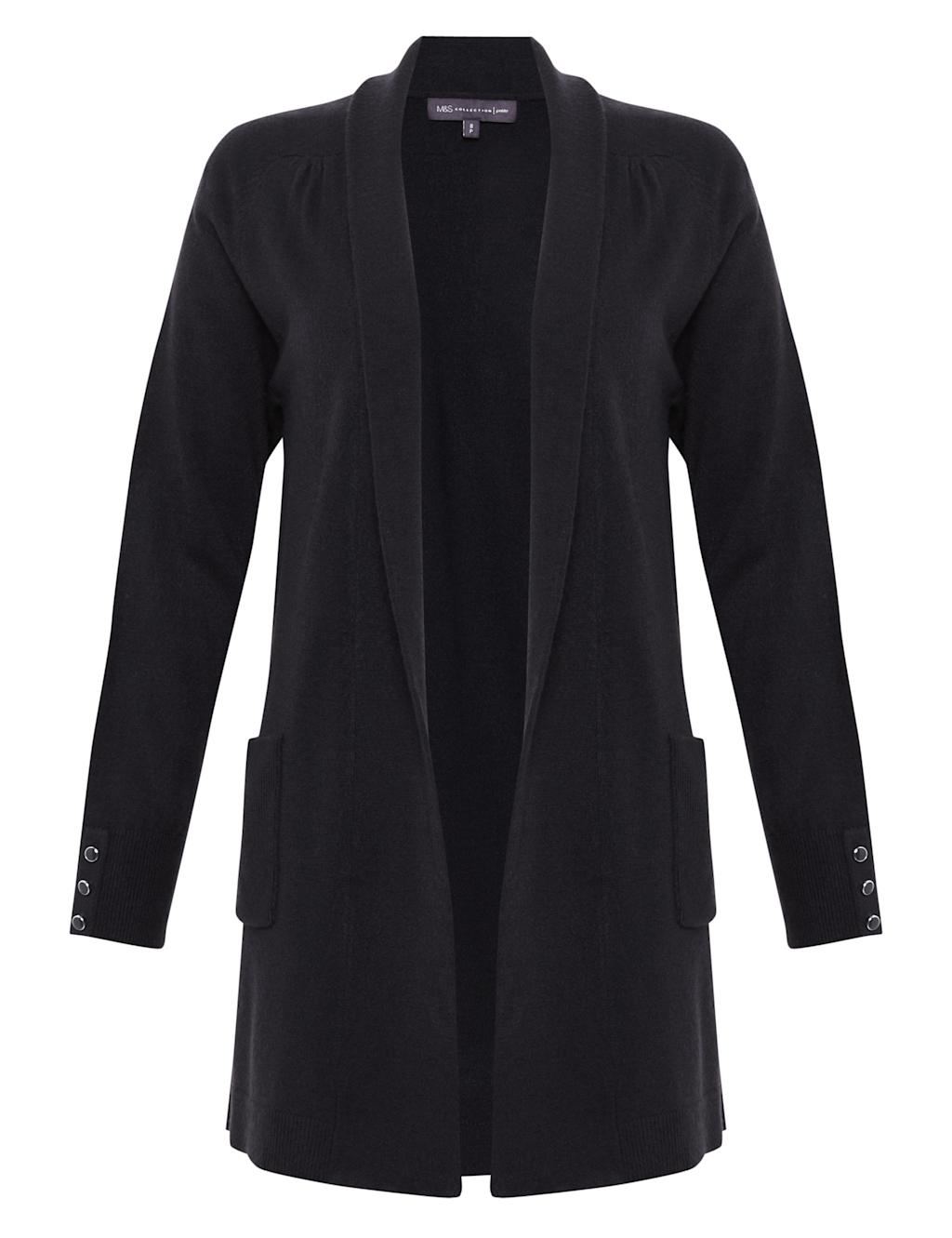 Cashmilon™ Open Front 2 Pockets Cardigan 4 of 9