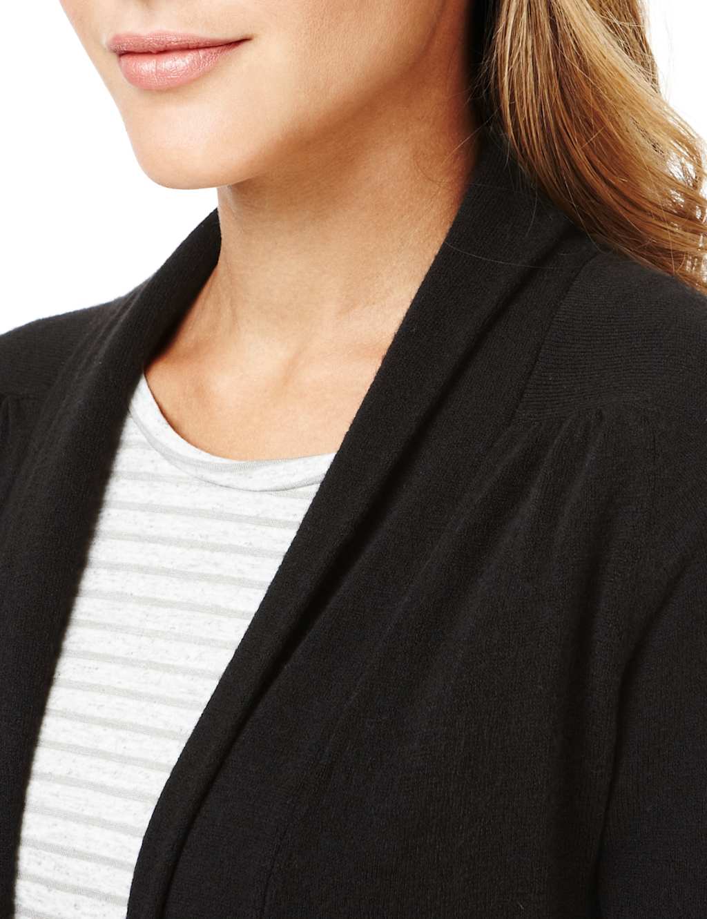 Cashmilon™ Open Front 2 Pockets Cardigan 7 of 9