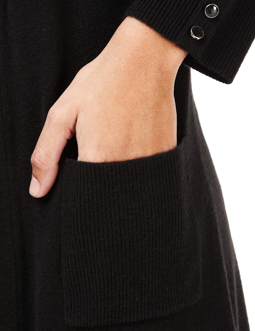Cashmilon™ Open Front 2 Pockets Cardigan 9 of 9