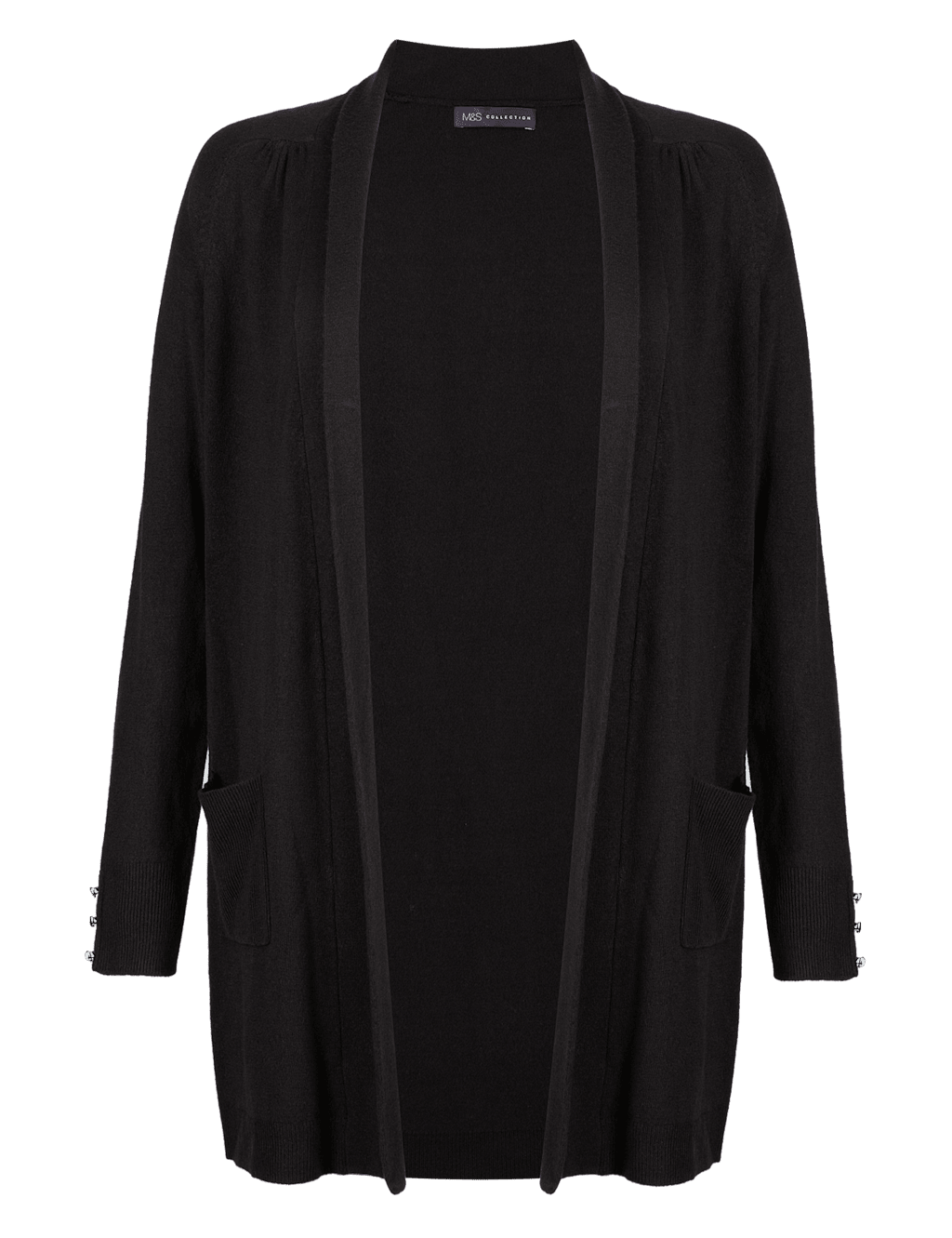 Cashmilon™ Open Front 2 Pockets Cardigan 2 of 9
