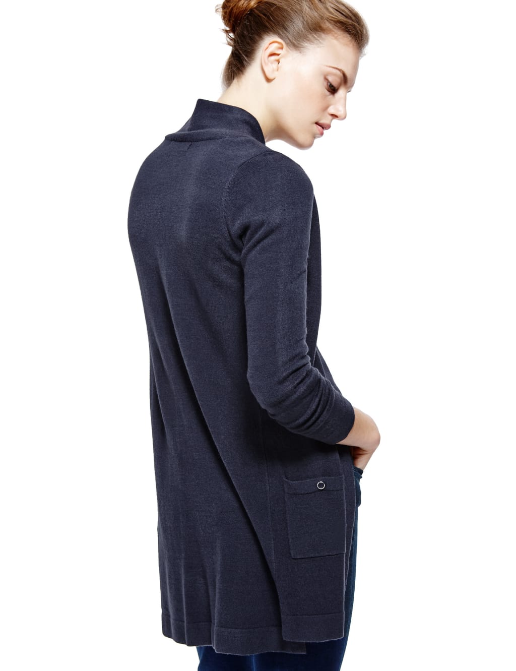Cashmilon Open Front Cardigan M S Collection M S