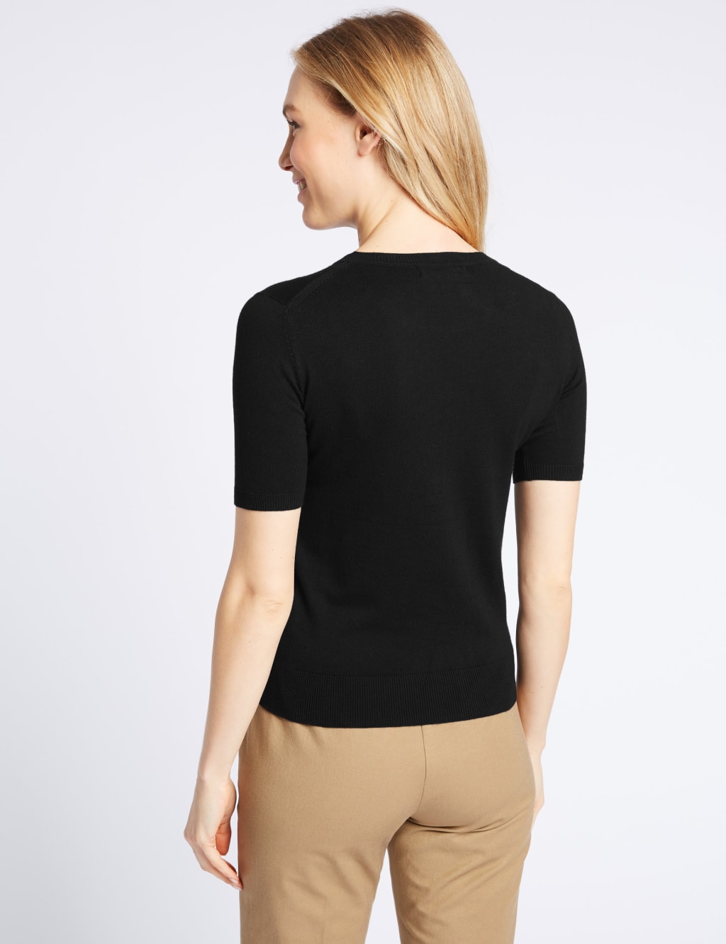 Marks and spencer ladies short sleeve jumpers clearance