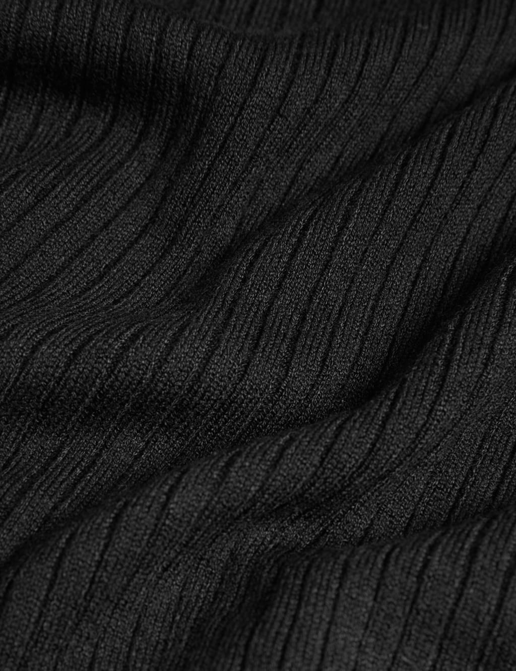 Ribbed Crew Neck Fitted Short Sleeve Jumper 5 of 5