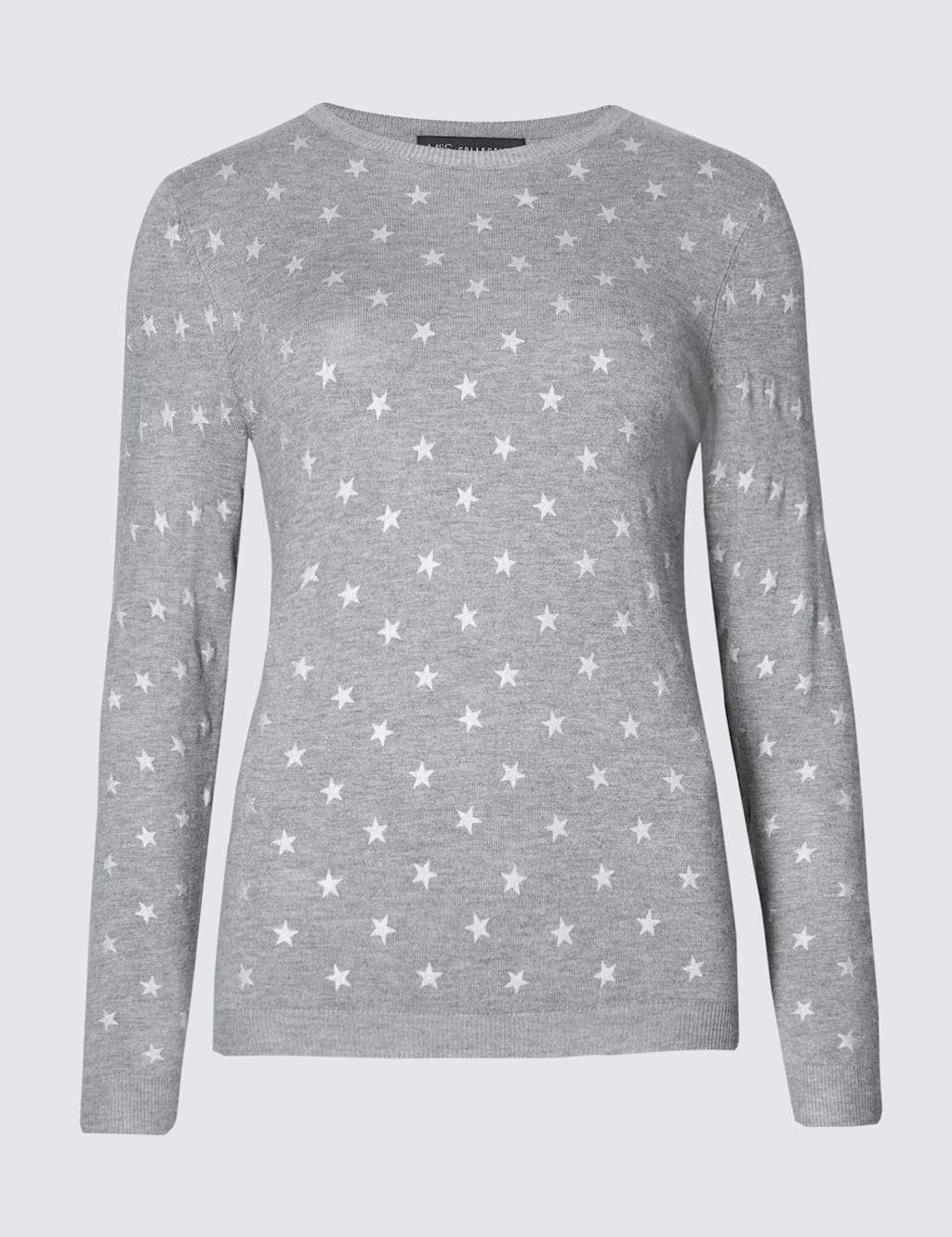 Star Print Crew Neck Jumper 2 of 4
