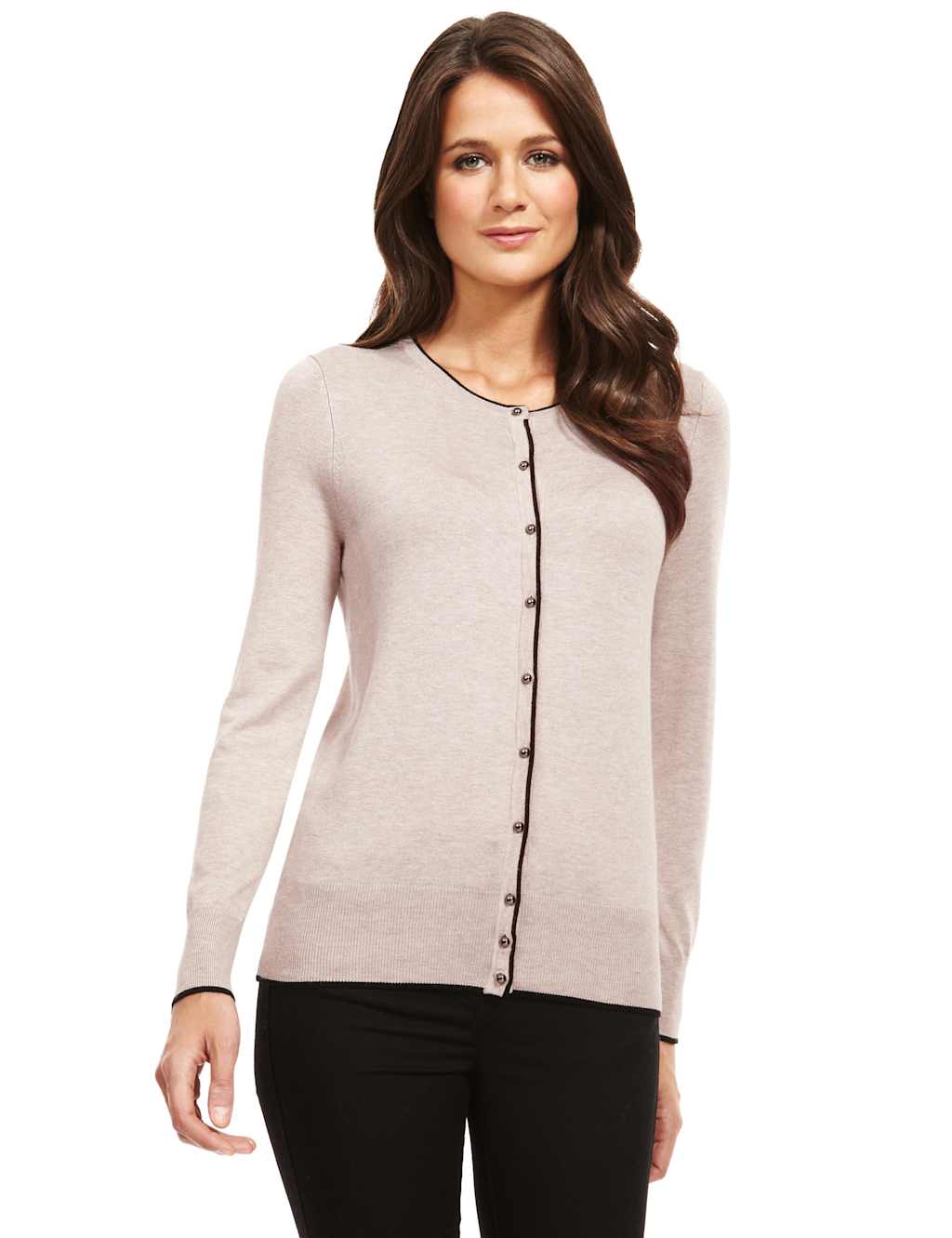 Bugle Bead Embellished Shoulder Jumper with Angora 1 of 6