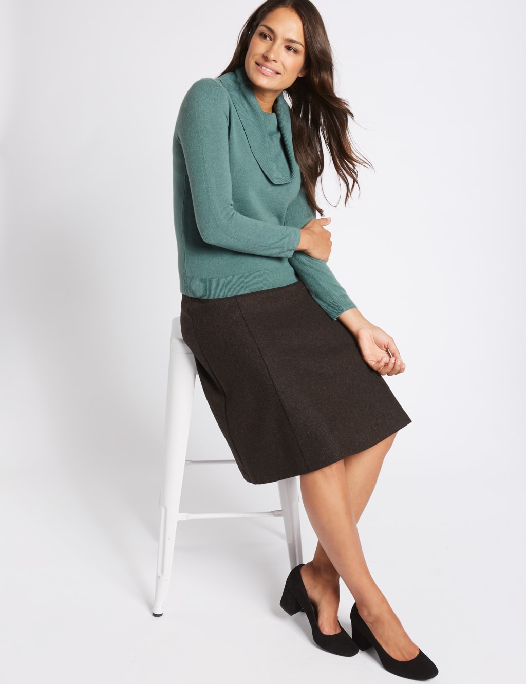 Cowl Neck Jumper M S Collection M S